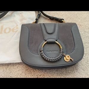 Hana Shoulder Bag by See by Chloe - Blue Grey